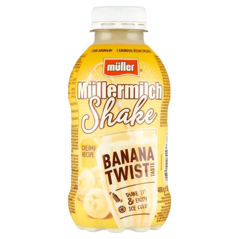 Mullermilch Shake o smaku bananowym Müller 400 g