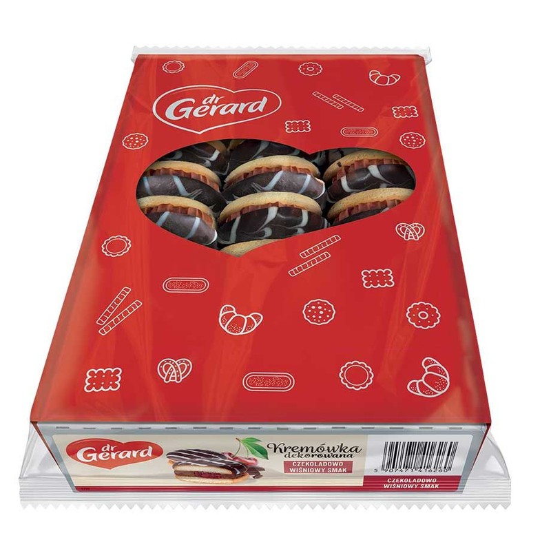 Ciastka Kremówka z nadzieniem wiśniowym Dr Gerard 720 g