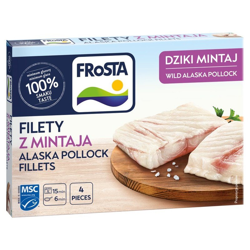Filety z mintaja glauzra poniżej 5% FRoSTA 300 g