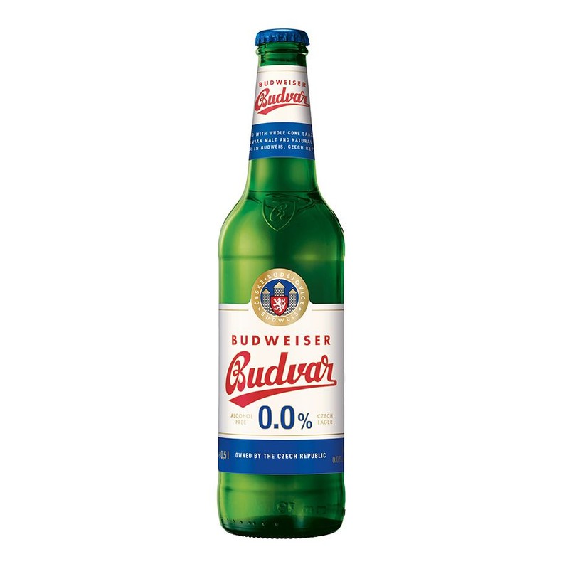 Piwo bezalkoholowe Budvar alk. 0,0% obj. Budweiser 500 ml