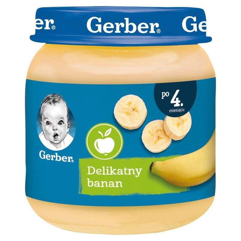 Delikatny banan po 4. miesiącu Gerber 125 g