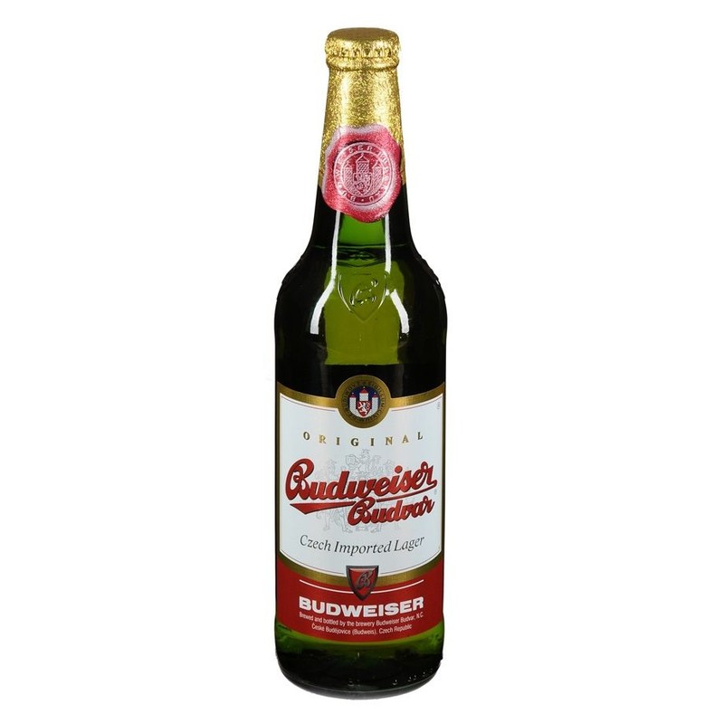 Original piwo jasne pełne pasteryzowane alk. 5% obj. Budweiser Budvar 500 ml