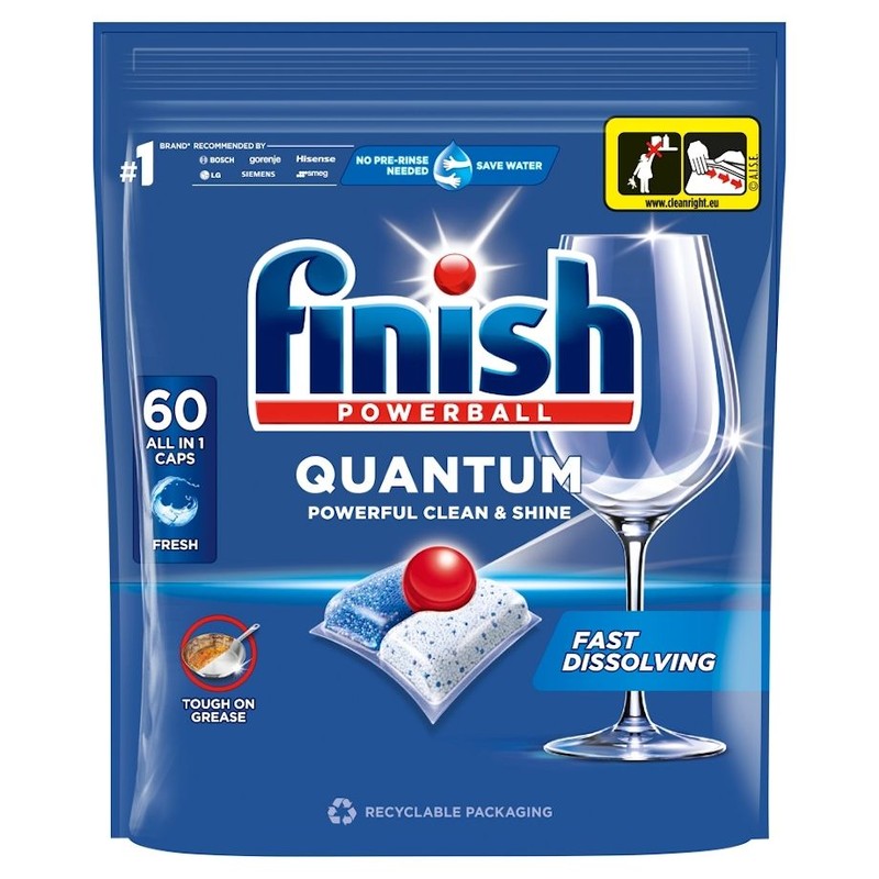Kapsułki do zmywarki Quantum fresh Finish 60 kapsułek