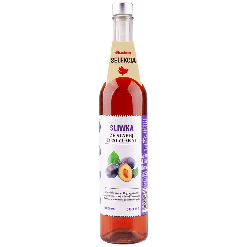 Nalewka Śliwka Ze Starej Destylarni alk. 16,0% obj. Auchan 500 ml