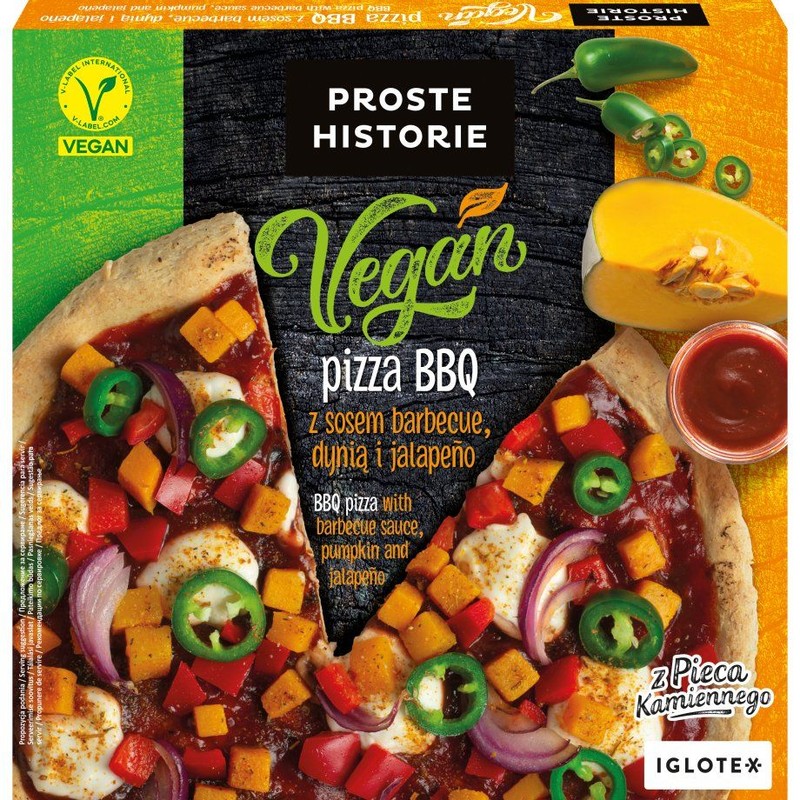 Vegan Pizza BBQ Proste Historie 340 g