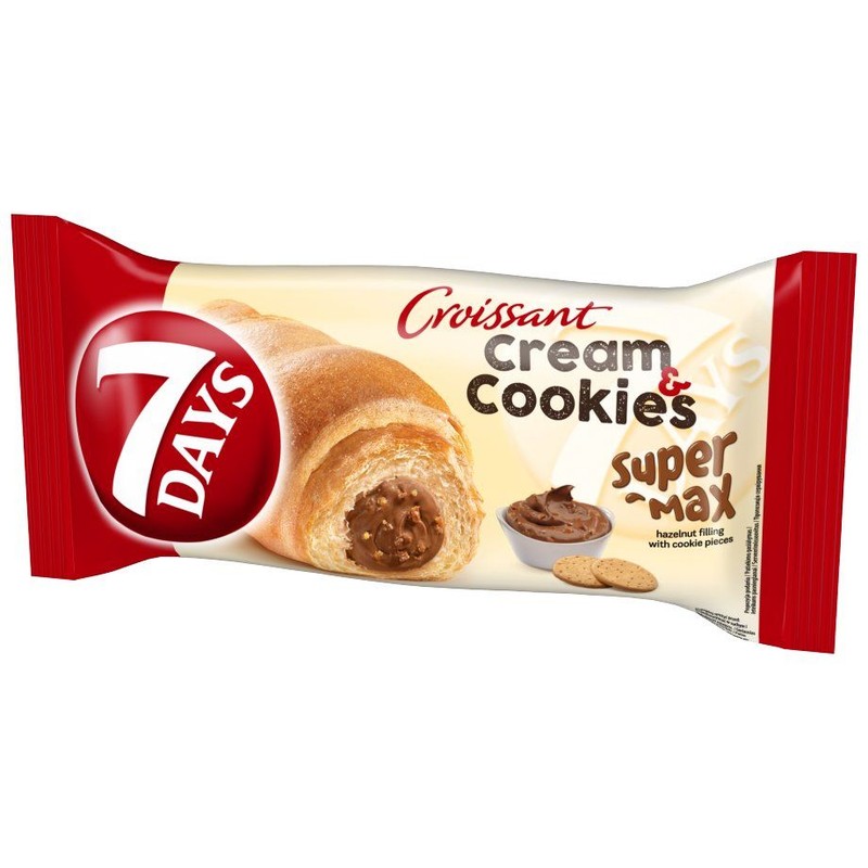 Croissant Super Max cream & cookies 7 Days  98 g