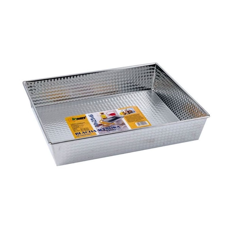 Blacha do pieczenia ocynowana 30x25x6  Inmet sztuka