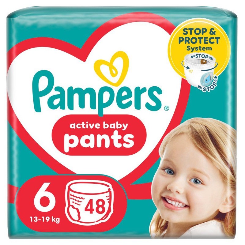 Pieluchomajtki 6 15+ kg Pampers 48 sztuk