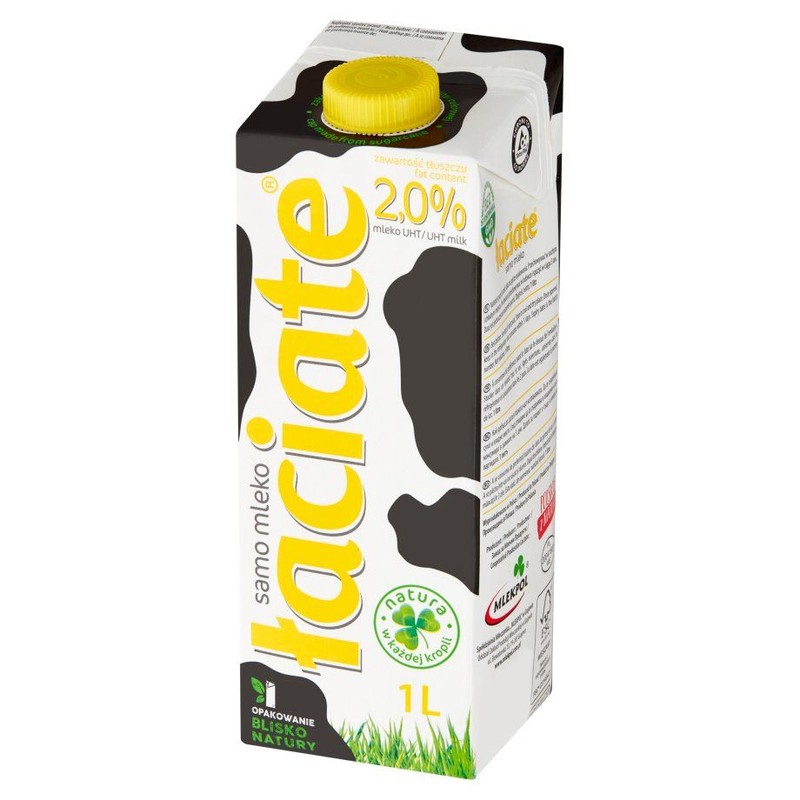 Mleko UHT  2.0% Łaciate 1 l