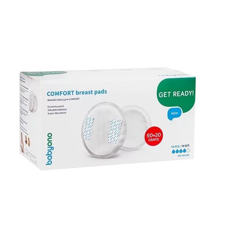 Wkładki laktacyjne Comfort 70 szt BabyOno 70 sztuk