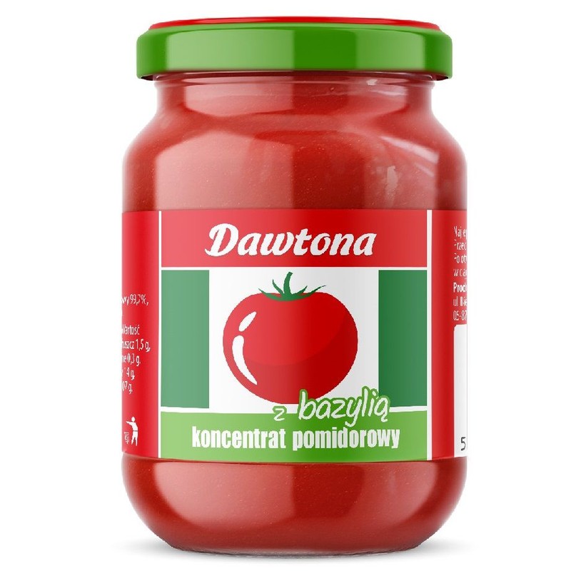 Koncentrat pomidorowy z ziołami Dawtona 190 g