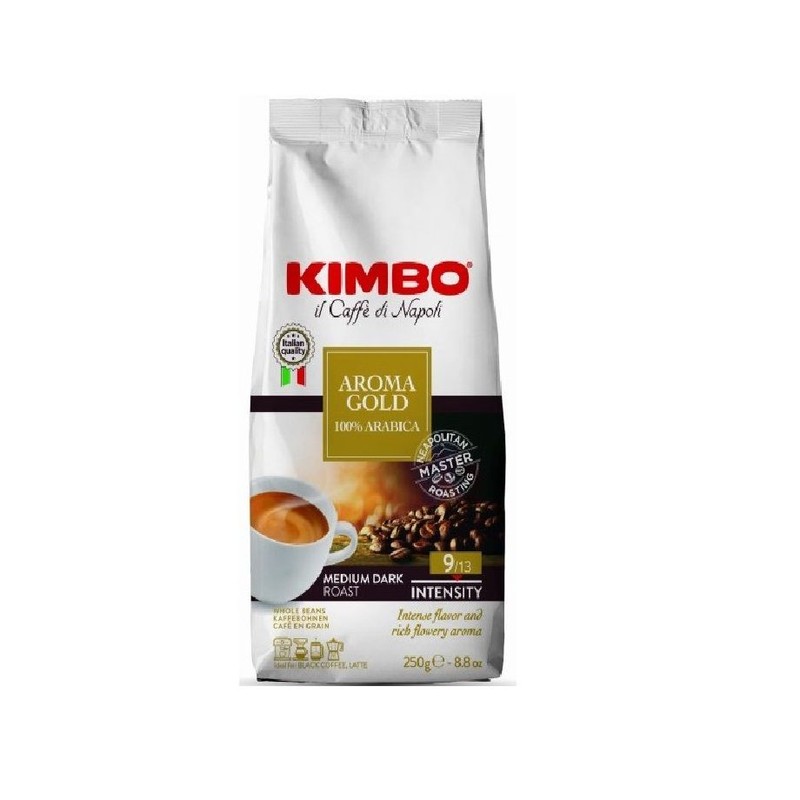 Kawa ziarnista Aroma Gold  Kimbo 250 g