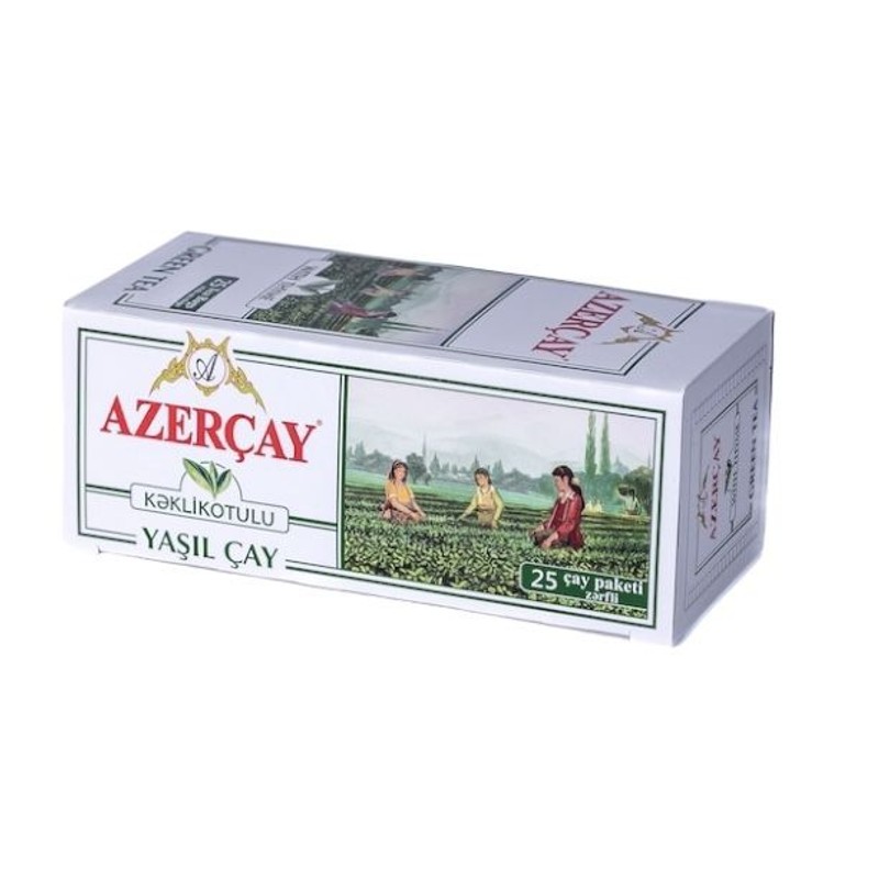 Zielona herbata ekspresowa z tymiankiem AZERCAY 25 torebek