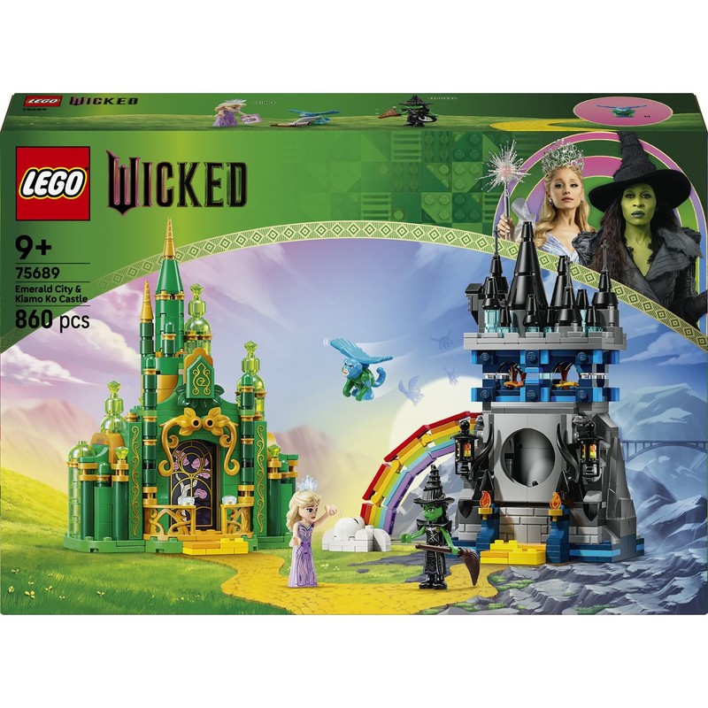 Zabawka konstrukcyjna Wicked Emerald City i Kiamo Ko Castle 75689 LEGO 1 sztuka