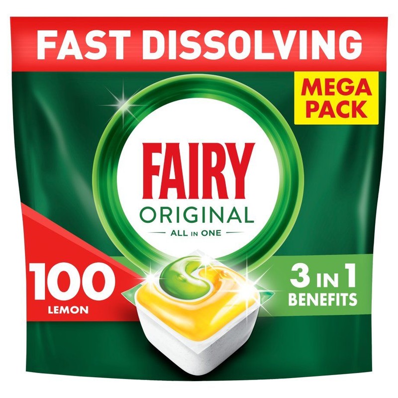 Tabletki do zmywarki All in One lemon FAIRY 100 tabletek