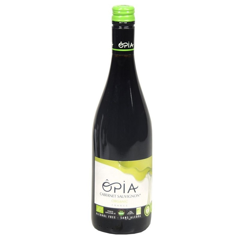BIO Napój bezalkoholowy na bazie soku z winogron cabernet Opia 750 ml