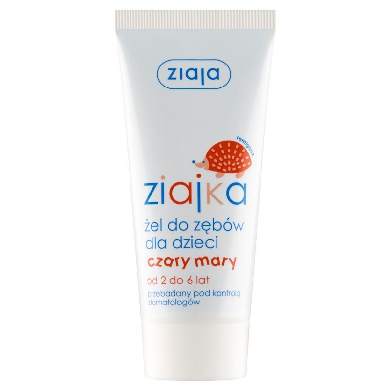 Owocowy żel do zębów dla dzieci od 2 do 6 lat ZIAJA 50 ml