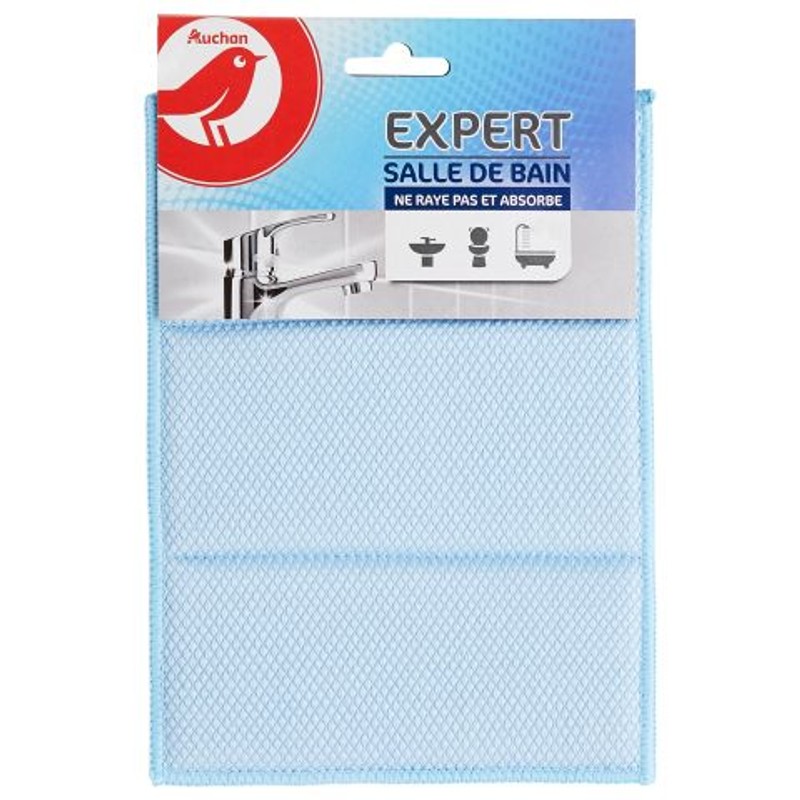 Mikrofibra do łazienki 23x17 cm Auchan 1 sztuka