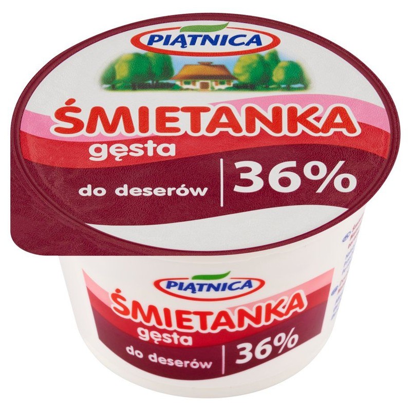 Śmietanka 36% homogenizowana Piątnica 200 g