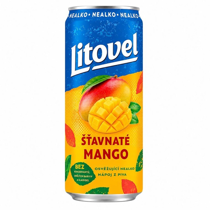 Piwo bezalkoholowe Stavnate Mango alk. do 0,5% obj. Litovel 500 ml