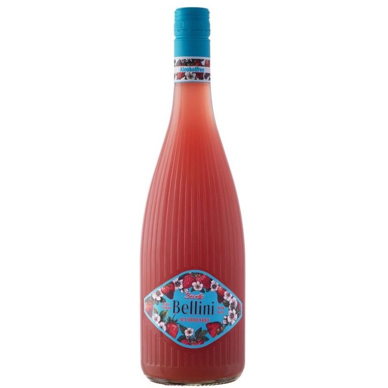 Koktail owocowy Strawberry bezalkoholowy alk. do 0,5% obj. Bevello Bellini  750 ml