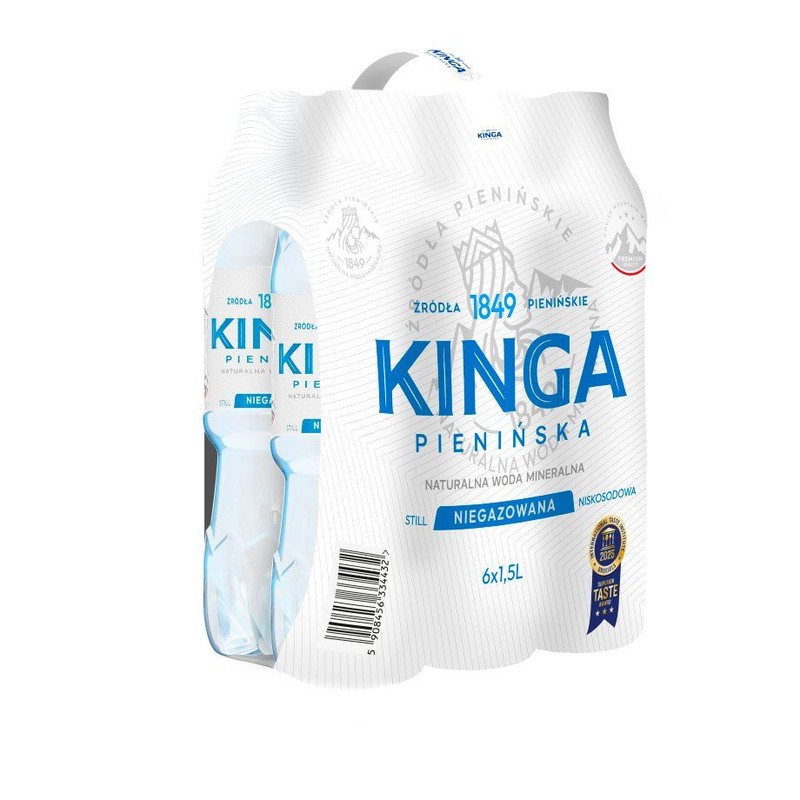 Woda mineralna niegazowana  Kinga Pienińska 6 x 1,5l