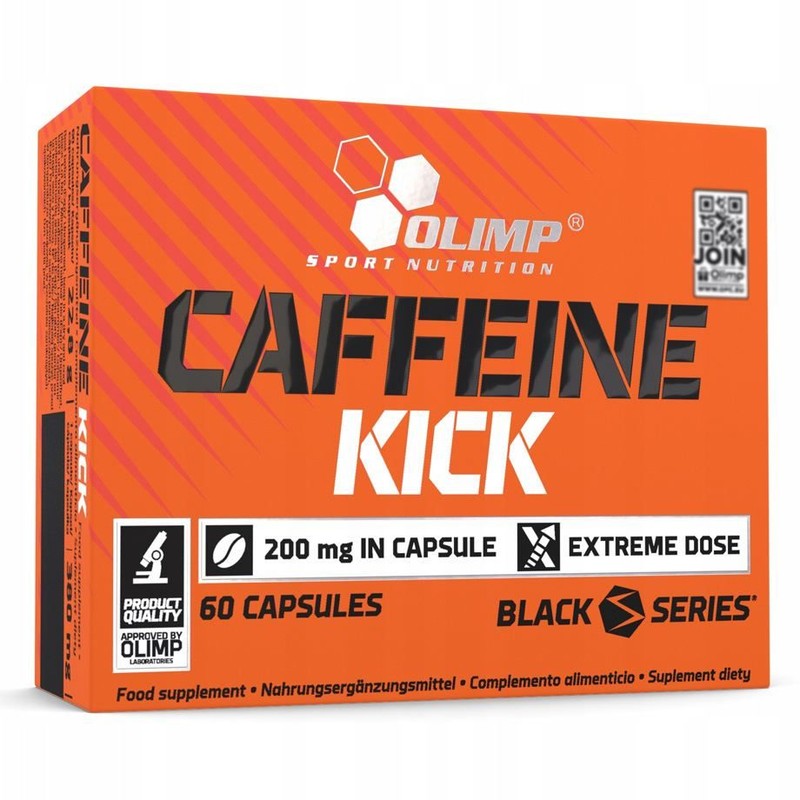 Spalacz tłuszczu Caffeine Kick 200Mg Nutrifarm 60 kapsułek