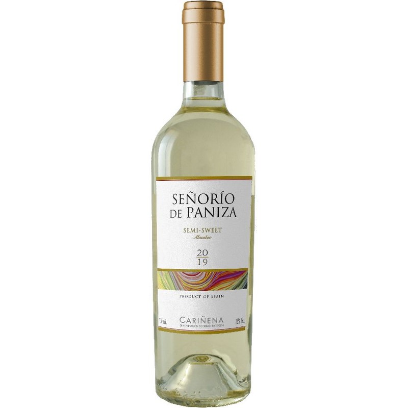 Wino Carinena białe półsłodkie Senorio de Paniza 750 ml