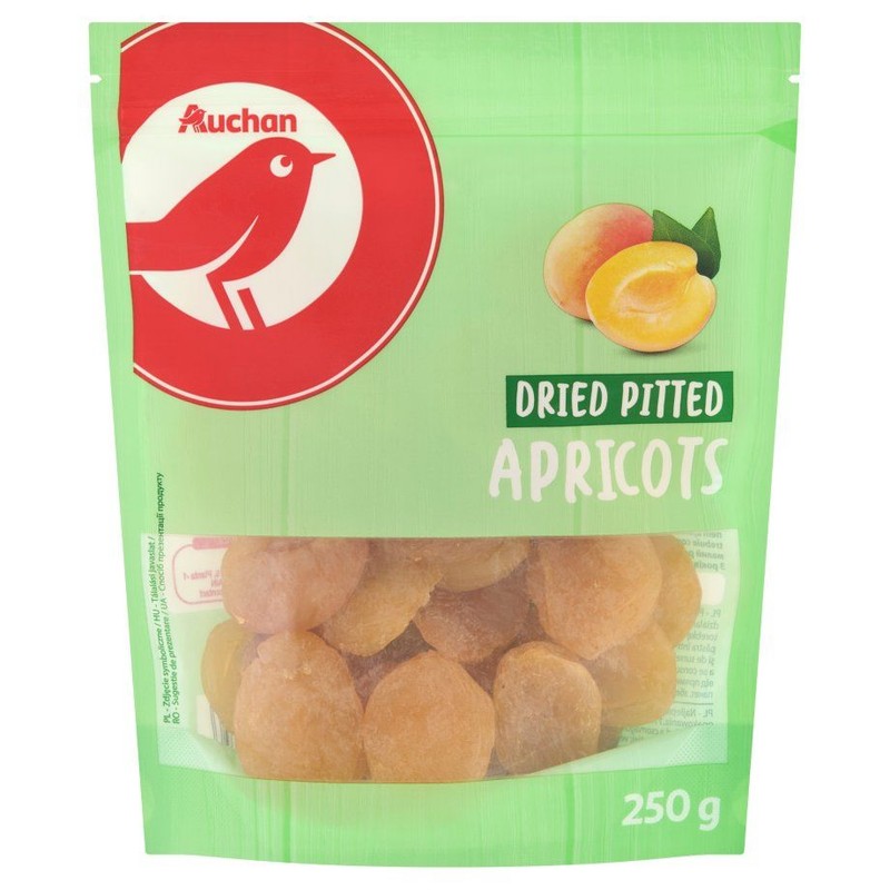 Morele suszone bez pestek Auchan 250 g