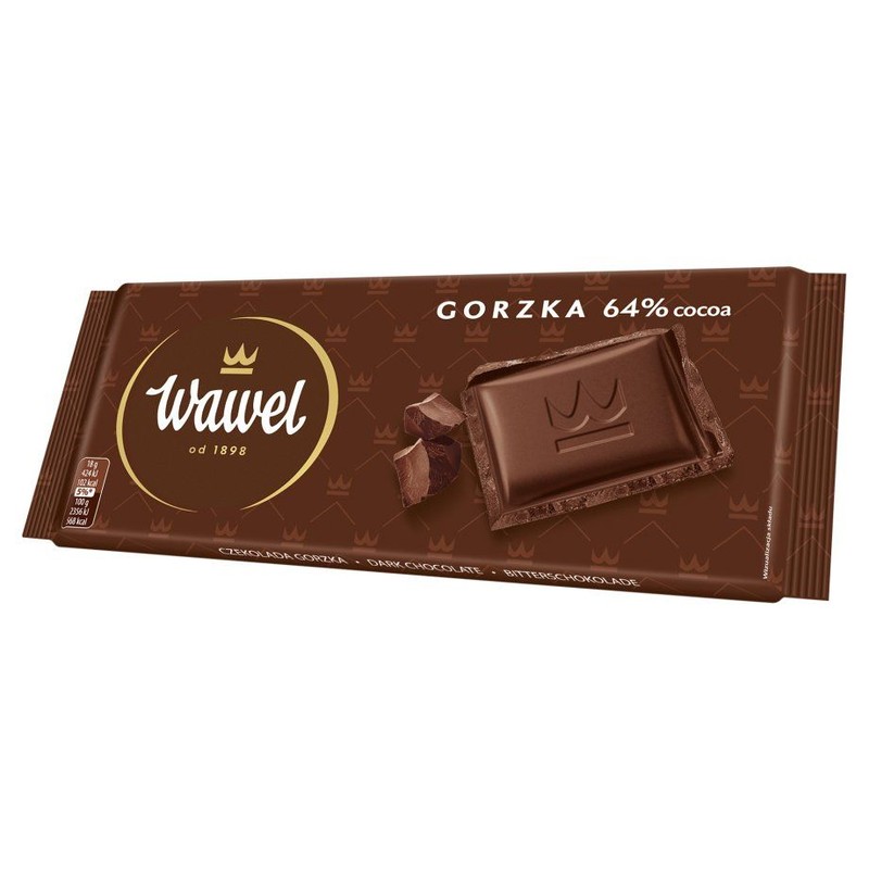 Czekolada gorzka 64% kakao Wawel 90 g
