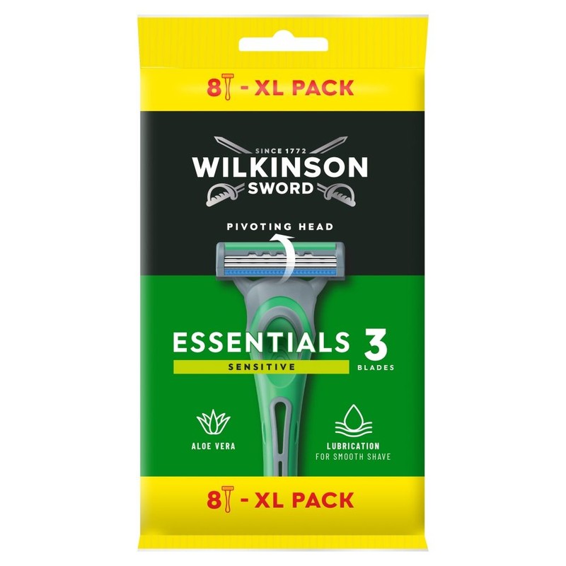 Extra3 sensitive maszynki do golenia Wilkinson 8 sztuk