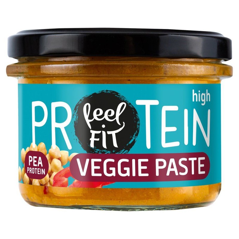 Pasta warzywna z wędzoną papryką. Wysoka zawartość białka Feel Fit 185 g