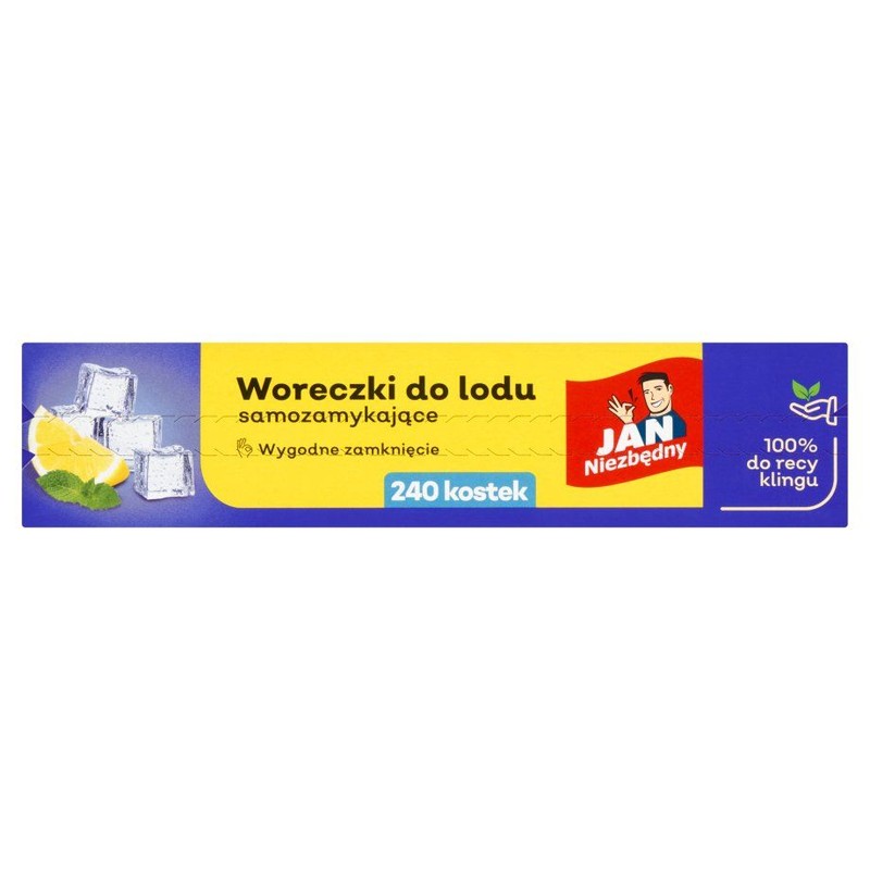 Woreczki do lodu Jan Niezbędny 240 sztuk