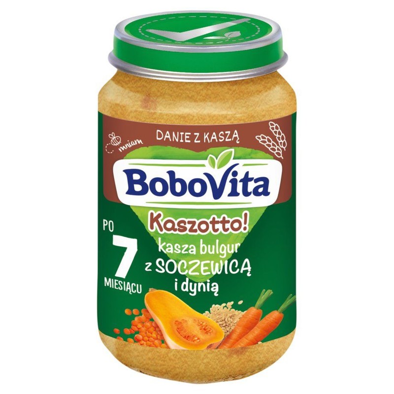 Kaszotto! z soczewicą i dynią po 7 miesiącu BoboVita 190 g