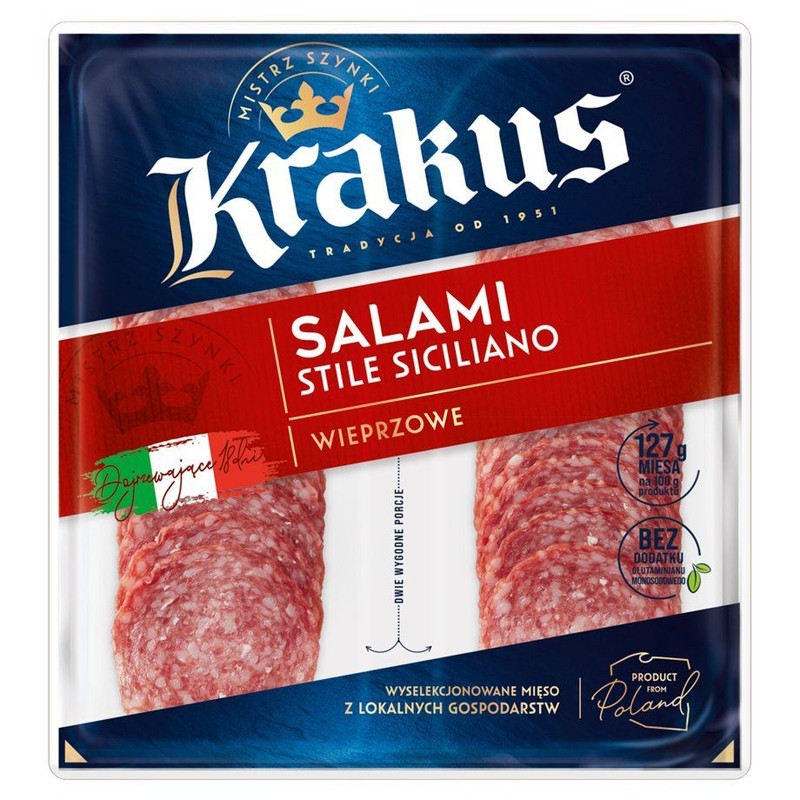 Salami Stile Siciliano Krakus 80 g