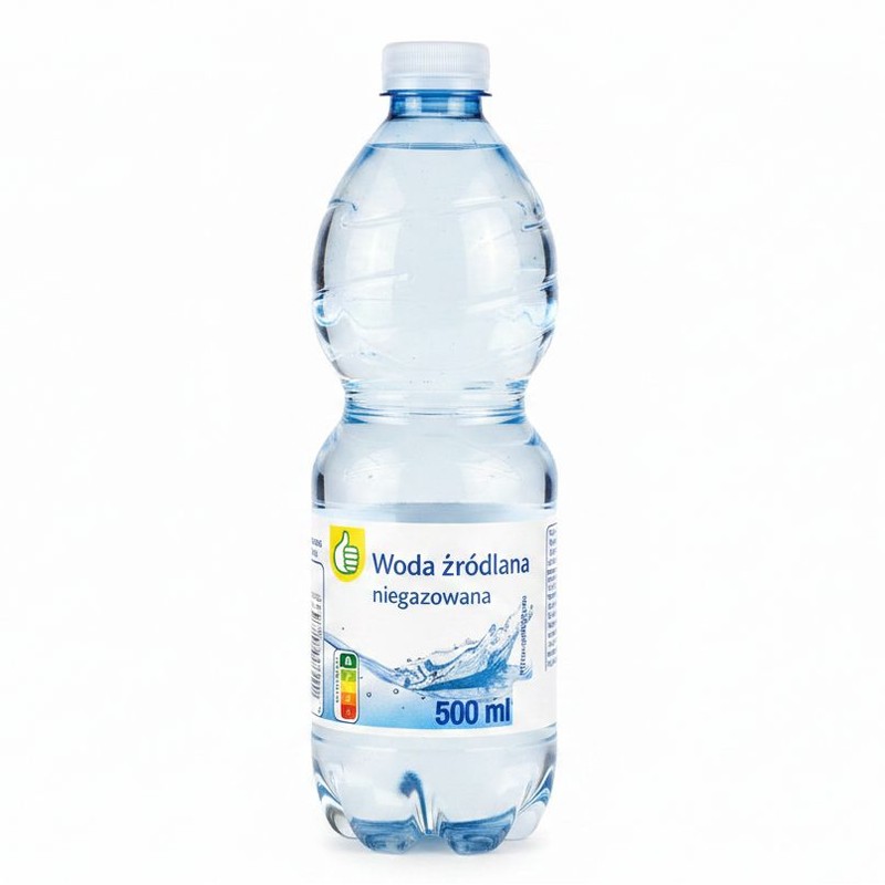 Woda źródlana niegazowana pet Auchan 500 ml