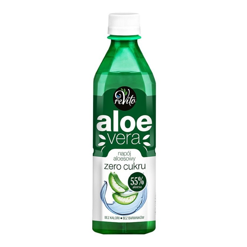 Napój aloesowy Aloe Vera bez cukru  ReVito 500 ml