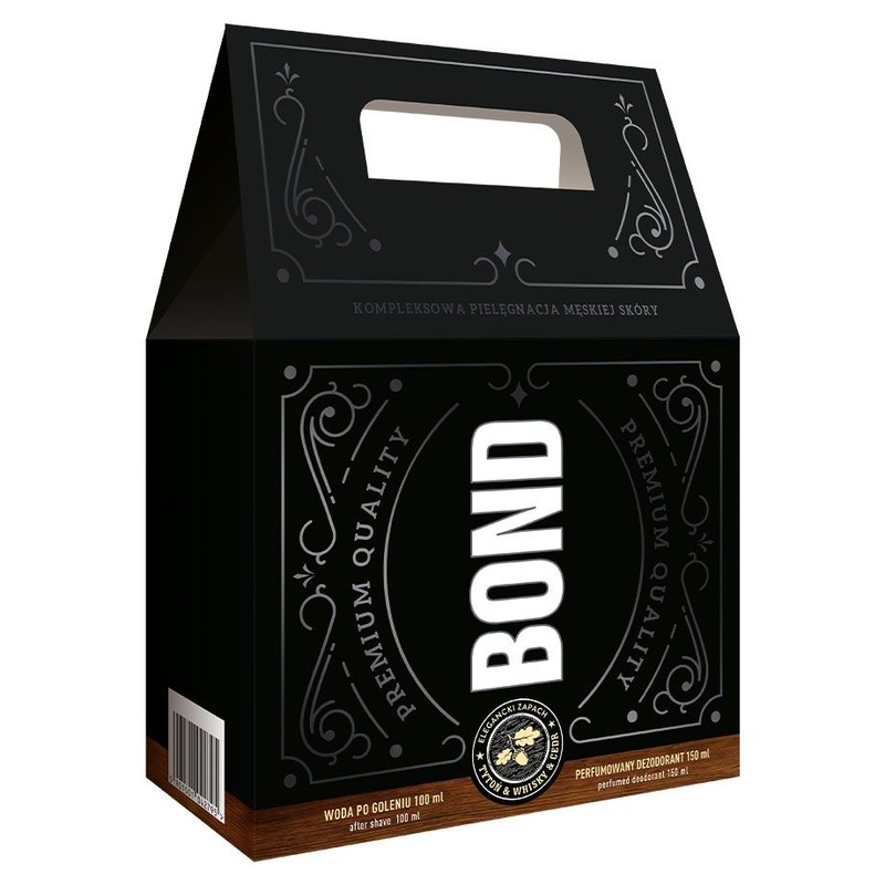 Zestaw  Whisky woda po goleniu + perfumowany dezodorant Bond zestaw