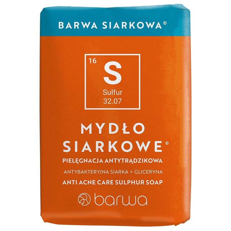 Mydło Siarkowe Antytrądzikowe 100 g Barwa  1 sztuka
