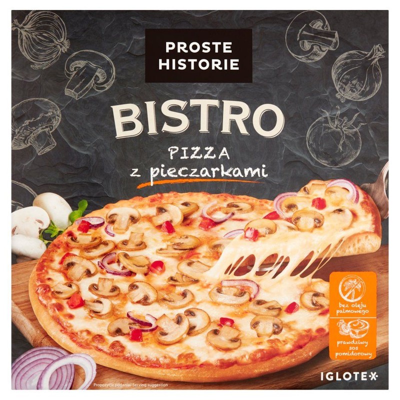 Pizza z pieczarkami Proste Historie 415 g