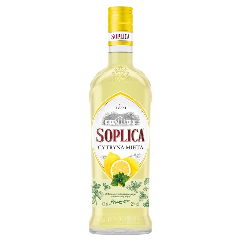 Wódka smakowa Cytryna Mięta alk. 25,0% obj. Soplica 500 ml