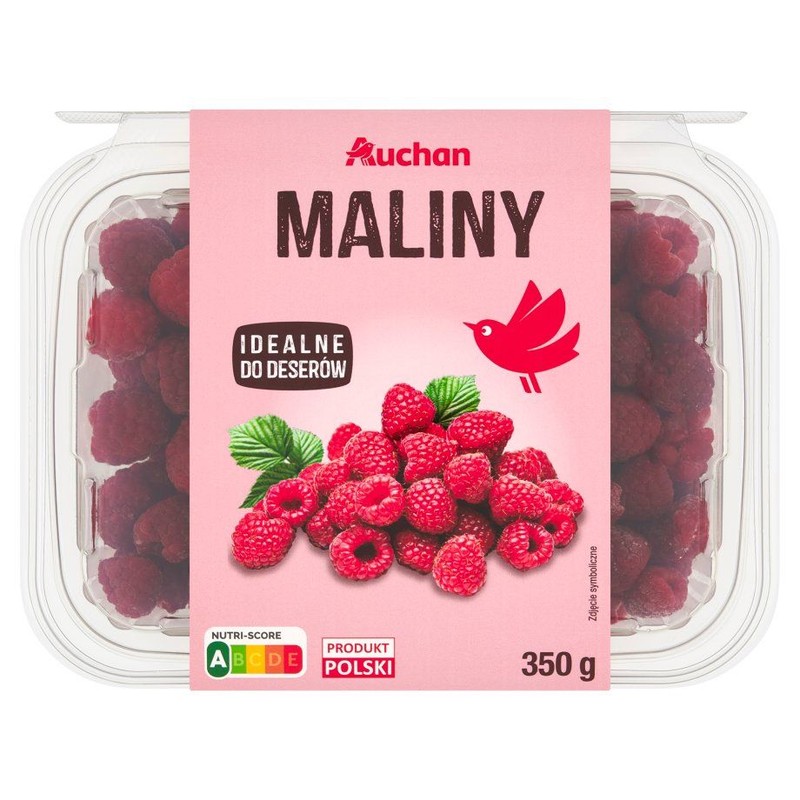 Maliny Auchan 350 g