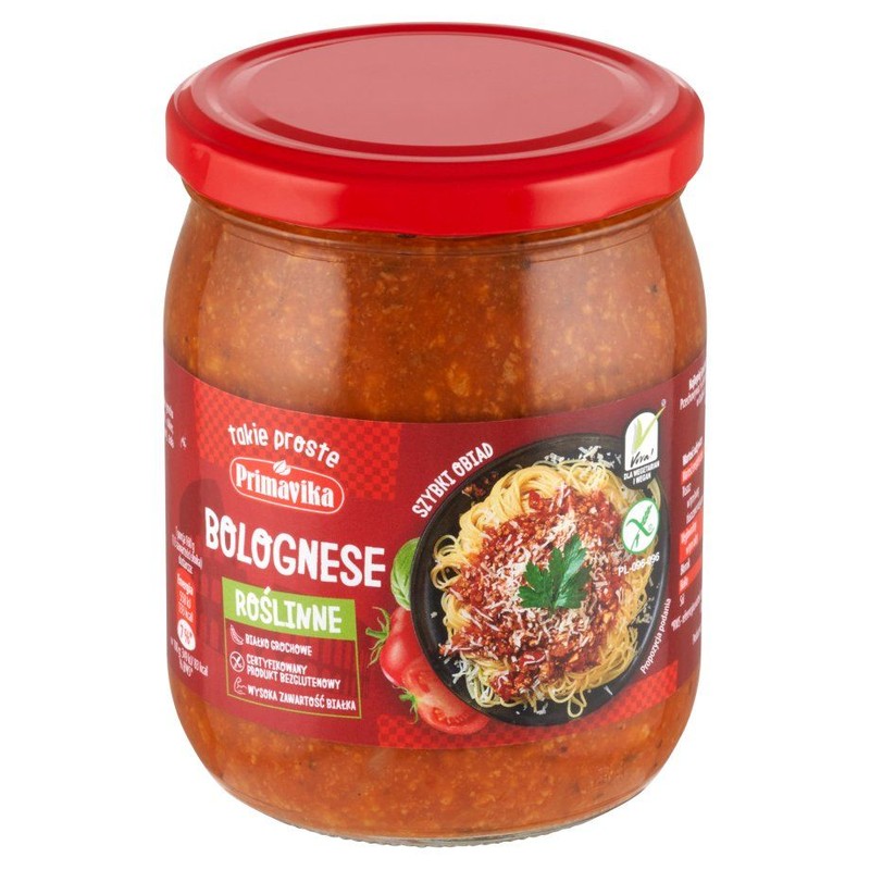 Bolognese roślinne Primavika 470 g