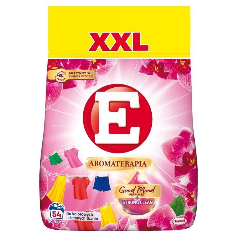 Proszek do prania kolorowych i ciemnych tkanin 54 prania E 2,7 kg