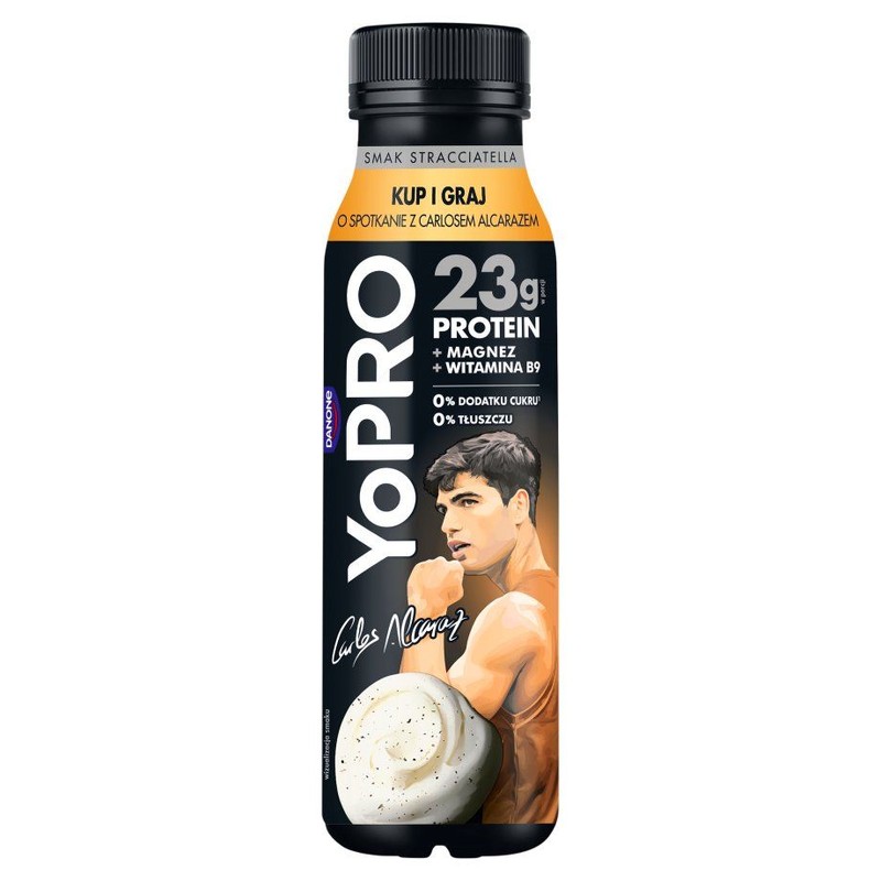 YoPro Jogurt pitny o smaku stracciatella Danone 270g