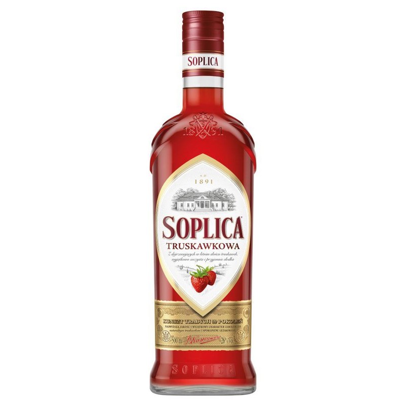 Wódka smakowa Truskawkowa alk. 26,0% obj. Soplica 500 ml