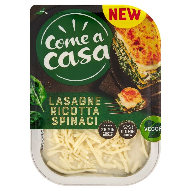 Lasagne z serem ricotta i szpinakiem Come a casa 400 g