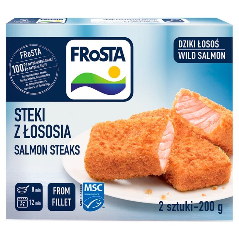 Steki z łososia panierowane FRoSTA 200 g