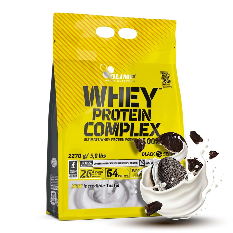 Whey Protein Complex 100% odżywka białkowa ciastko z kremem Olimp 2,27 kg