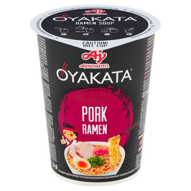 Pork Ramen zupa błyskawiczna o smaku wieprzowiny  OYAKATA 62g